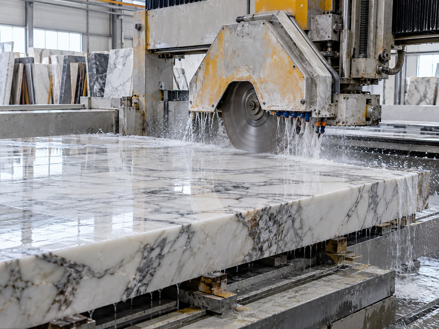 Marble showroom display